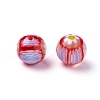 Handmade Millefiori Glass Round Beads X-LAMP-J038-10mm-M-2