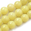 Natural Lemon Jade Beads Strands G-S259-46-6mm-1