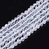 Natural Rainbow Moonstone Beads Strands G-R465-02B-1