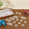 100Pcs 2 Styles PC Plastic Action Figure Display Pedestals ODIS-NB0001-66A-4