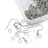100Pcs 304 Stainless Steel French Hooks with Coil and Ball STAS-YW0001-59-2