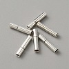 Brass Bayonet Clasps KK-WH0062-36A-S-2