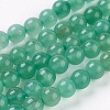 Natural Green Aventurine Beads Strands X-G-G099-6mm-17-1