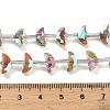 Electroplate Transparent Glass Beads EGLA-H112-05HR-01-4