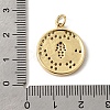 Brass Micro Pave Cubic Zirconia Pendants KK-K419-01G-4