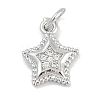 Brass Micro Pave Cubic Zirconia Pendants KK-Q028-39P-1