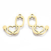 201 Stainless Steel Pendants STAS-Q240-041G-2