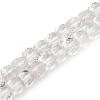 Natural Quartz Crystal Beads Strands G-H078-C33-6mm-1