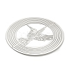 201 Stainless Steel Laser Cut Connector Charms STAS-Z116-01P-03-2