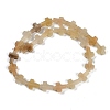 Natural Topaz Jade Beads Strands G-I369-A10-02-3