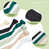 6 Rolls 6 Colors Polyester Ribbons OCOR-BC0006-36A-4