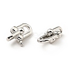Rack Plating Brass Lobster Claw Clasps KK-G416-34P-2