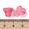 Transparent Spray Paint Glass Beads GLAA-H035-03F-3