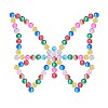 Baking Paint Crackle Glass Bead CCG-PH0002-6mm-02-7