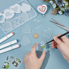 1 Set Transparent Acrylic Clear Blank Badge AJEW-BC0008-07E-3