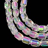 Electroplate Glass Beads Strands X-EGLA-D031-01-01-4