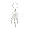 Natural Chip Green Aventurine Keychain KEYC-JKC00119-04-3