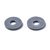 Flat Round Handmade Polymer Clay Beads CLAY-R067-10mm-40-7