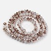 Electroplate Glass Beads Strands EGLA-A034-J10mm-N03-2