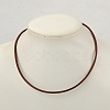 Cowhide Leather Necklace Making AJEW-JW00001-02-2