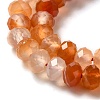 Natural Banded Agate/Striped Agate Beads Strands G-E605-A02-01H-4