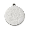 201 Stainless Steel Pendants SA-CBA3D3A-05P-06-1