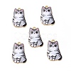 Alloy Enamel Pendants ENAM-M046-12G-E-3