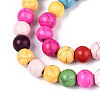 Synthetic Turquoise Beads Strands G-N352-04B-3
