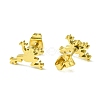 Cute Little Animal Theme 304 Stainless Steel Stud Earrings EJEW-B041-02H-G-2