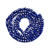 Electroplate Glass Beads Strands EGLA-A044-P2mm-A07-3