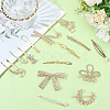 Zinc Alloy Hair Bobby Clips PHAR-SP0001-09-3