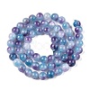 Dyed Natural White Jade Beads Strands X-G-T138-6mm-210-6-2