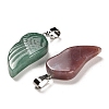Natural Mixed Gemstone Pendants G-M424-06P-2