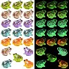 Luminous Resin Frog Micro Landscape Scene Ornaments DIY-YWC0009-03A-2