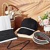 2 Cards 2 Colors Polyester Braided Lace Trim OCOR-PH0002-53-4