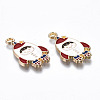 Eco-Friendly Alloy Enamel Pendants X-ENAM-Q437-018-NR-4