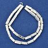Electroplated Synthetic Non-Magnetic Hematite Beads Strands G-U003-15C-2