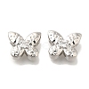 Brass Micro Pave Cubic Zirconia KK-Q001-04P-02-1