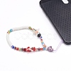 Handmade Lampwork Beaded Mobile Straps for Christmas HJEW-JM00446-02-7