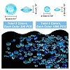 6000Pcs 10 Styles Pointed Back Acrylic Rhinestone Cabochons TACR-GA0001-07C-2
