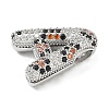 Brass Micro Pave Cubic Zirconia Pendants KK-Z108-01P-3