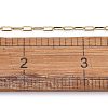 Soldered Brass Paperclip Chains CHC-G005-03G-5
