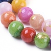 Natural Mashan Jade Beads Strands G-F670-A16-8mm-3
