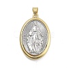 Long-Lasting Plated Brass Pendants KK-Q006-42G-03-1