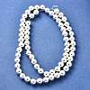 Electroplated Synthetic Magnetic Hematite Beads Strands G-L613-F01-01D-3