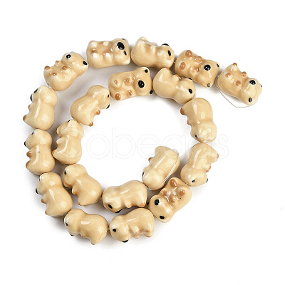 Handmade Porcelain Beads Strands PORC-P029-01-1