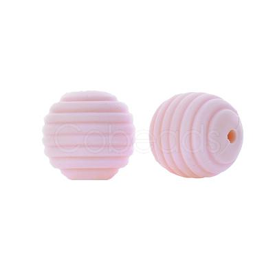 Thread Honeycomb Silicone Beads SI-JX0024A-44-1
