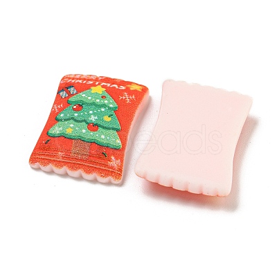 Christmas Theme Opaque Resin Decoden Cabochons CRES-B022-03A-1