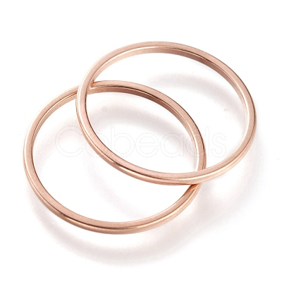 304 Stainless Steel Plain Band Rings RJEW-B0006-7-02RG-1