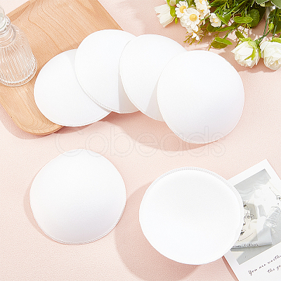 9 Pairs Polyester Round Bra Pads Inserts FIND-BC0019-24C-1